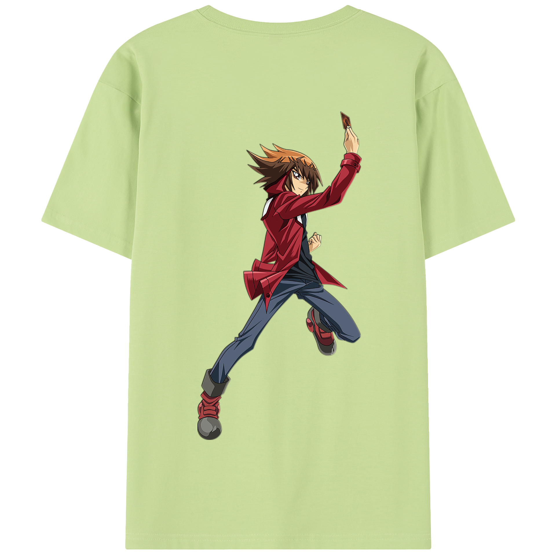 （画像用） 遊☆戯☆王 Yu-Gi-Oh! 綿100％半袖Tシャツ（背面プリント）